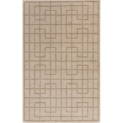 Mystique 96 X 60 inch Gray Area Rug, Wool