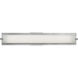 Geneva 1 Light 24.5 inch Brushed Steel Vanity Light Wall Light