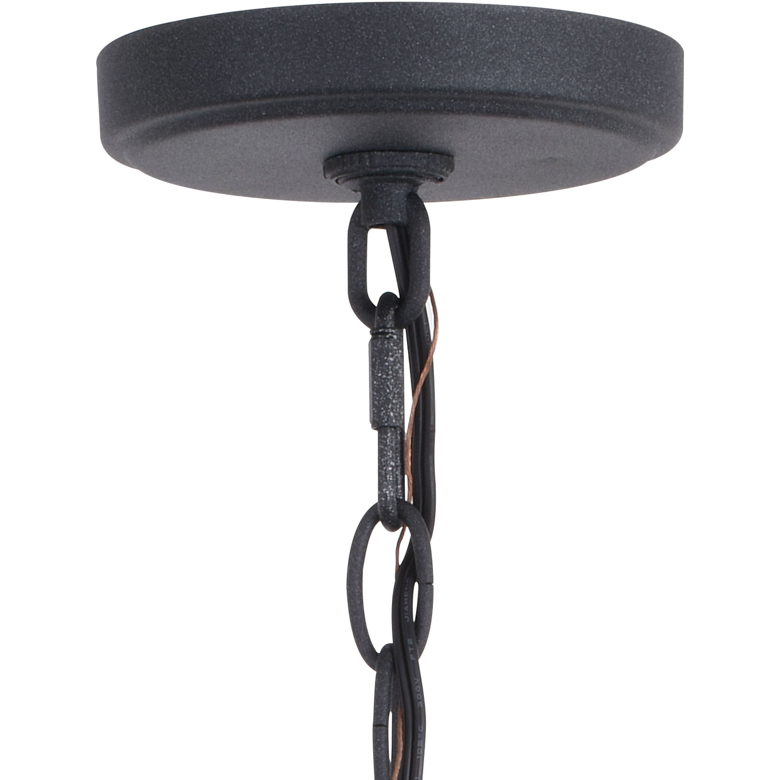 Gage LED 7 inch Volcanic Black Outdoor Pendant