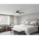 Newsome 52 inch Matte Black with Dark Gray Oak/Matte Black Blades Ceiling Fan