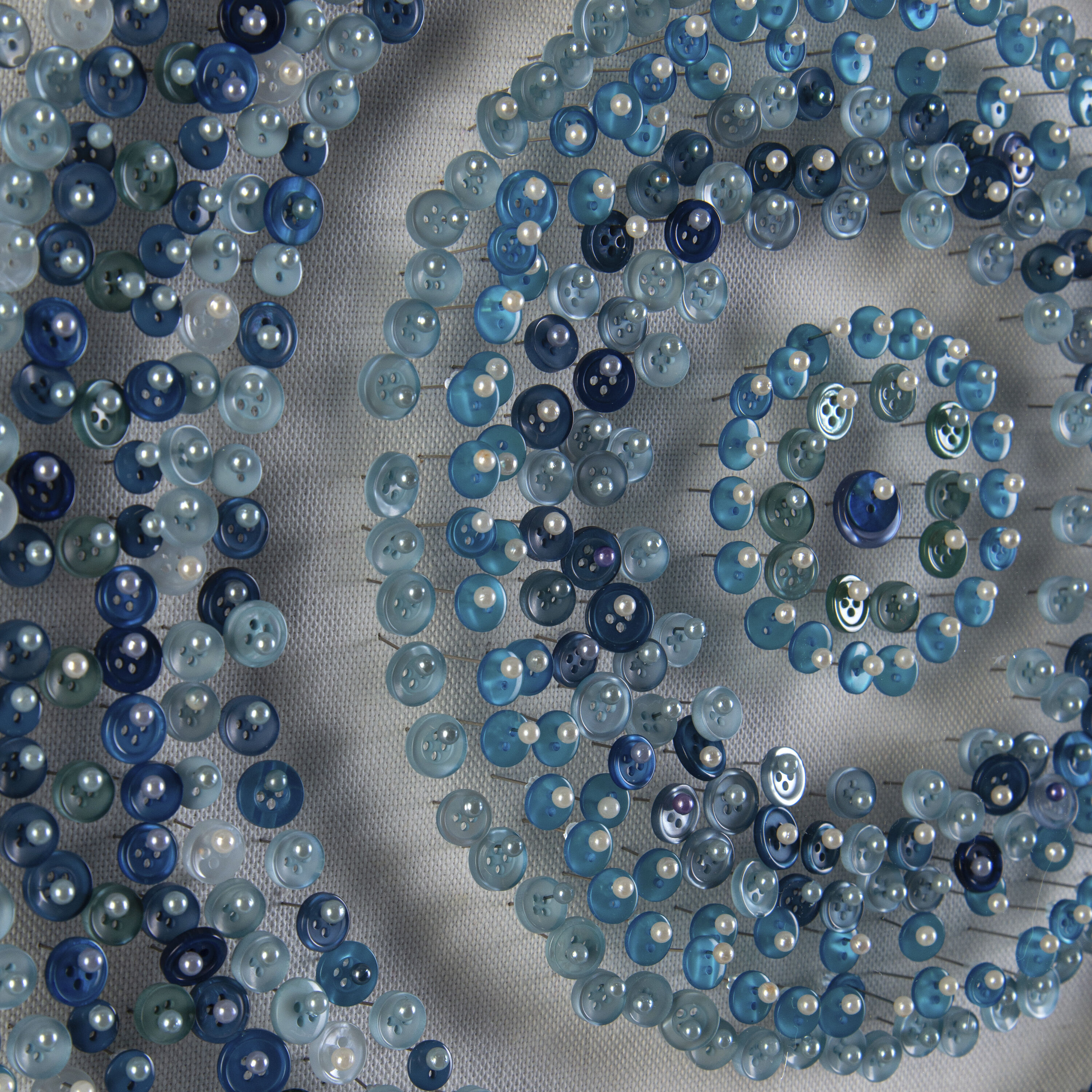 Tony Fey's Layers of Tranquility I 32 X 32 inch Abstract Art 