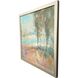 La Riviere Blue and Green and Orange and Pink Framed Art