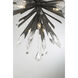 Elsa 12 Light 26.25 inch Midnight Graphite Pendant Ceiling Light