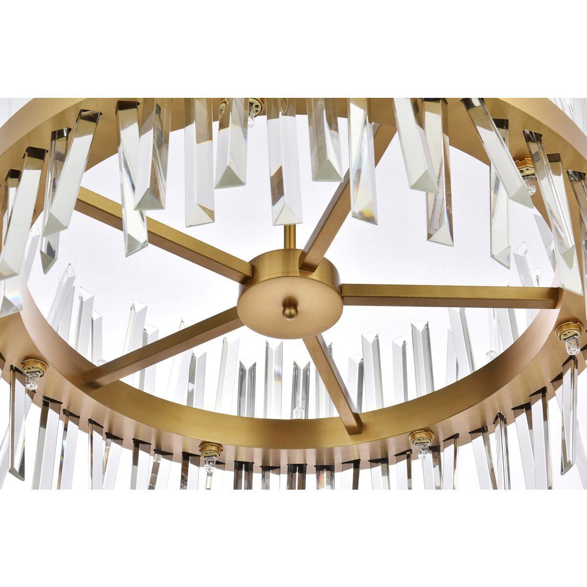 Serephina 14 Light 25 inch Satin Gold Pendant Ceiling Light