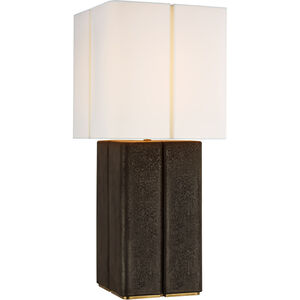 Kelly Wearstler Monelle 29.75 inch 15 watt Stained Black Metallic Table Lamp Portable Light, Medium