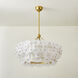 Jacik 8 Light 36 inch Vintage Gold Leaf Chandelier Ceiling Light