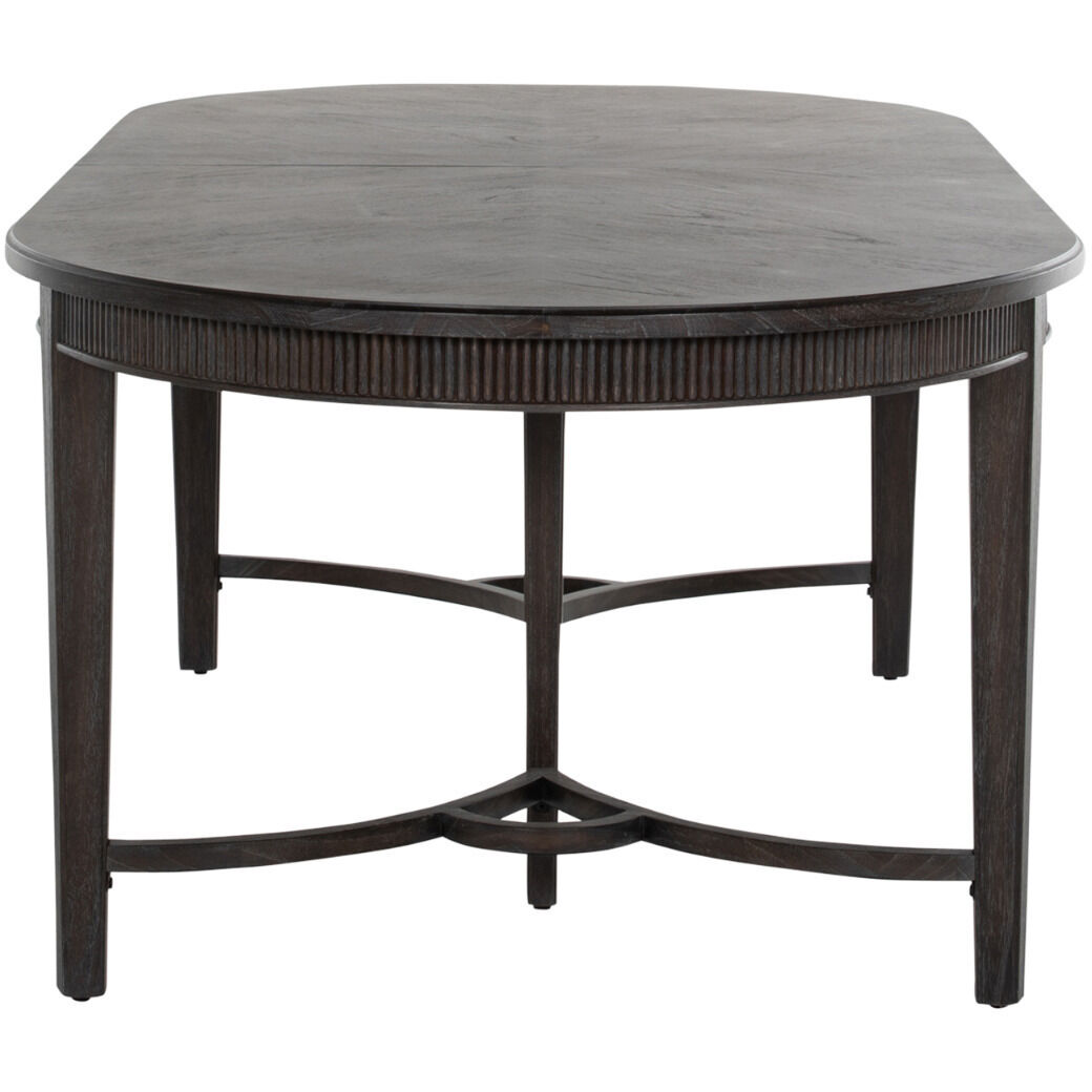 Whitlock 86 X 44 inch Cerused Forest Black Dining Table