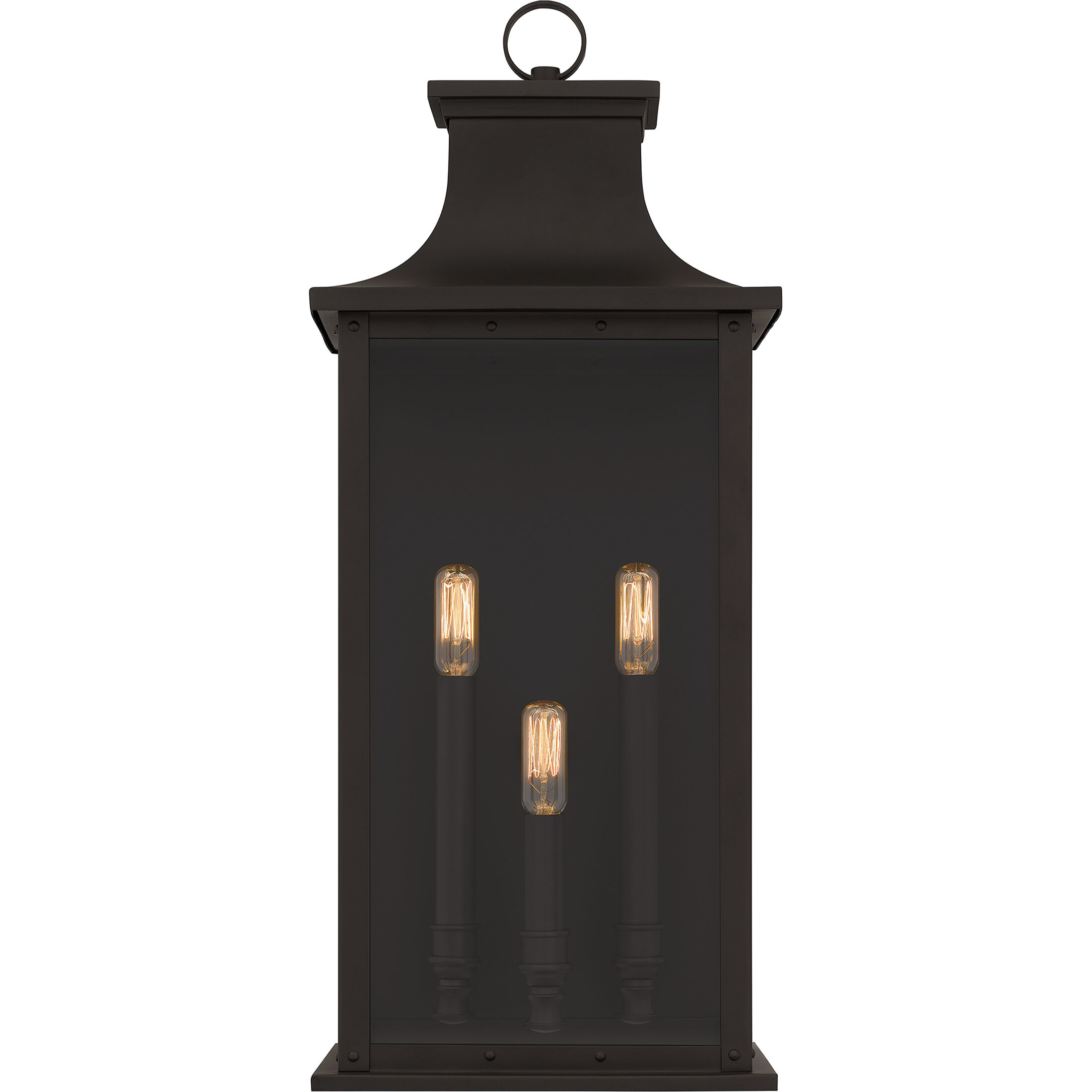 Abernathy Outdoor Wall Lantern in Old Bronze, Large