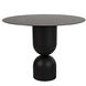 Wanda 39.5 X 39.5 inch Matte Black Dining Table