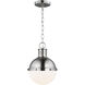TOB by Thomas O'Brien Hanks 1 Light 8.13 inch Brushed Nickel Pendant Ceiling Light