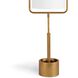 Geo 38.25 inch 100.00 watt Natural Brass Table Lamp Portable Light, Rectangle
