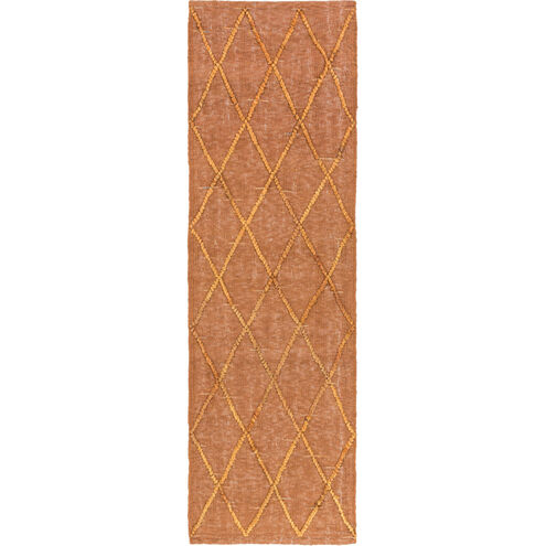 Mateo 36 X 24 inch Camel, Burnt Orange Rug