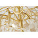 Canada 25 Light 47.25 inch Gold Chandelier Ceiling Light