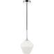 Rochester 1 Light 8 inch Chrome Pendant Ceiling Light