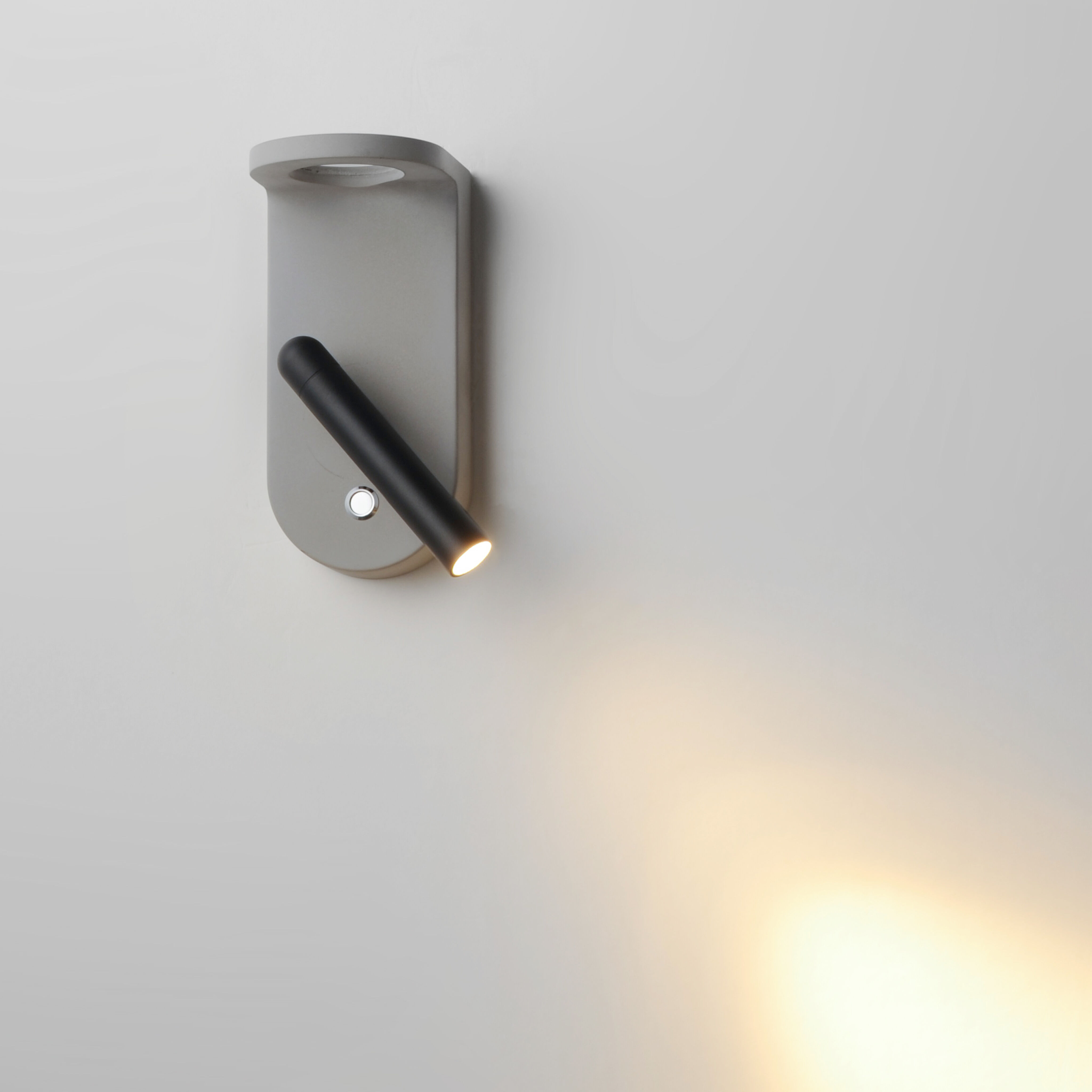 Beacon LED 5 inch Gray and Black ADA Wall Sconce Wall Light in Gray and White