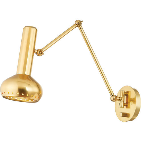 Roald 1 Light 5.5 inch Aged Brass Wall Sconce Wall Light