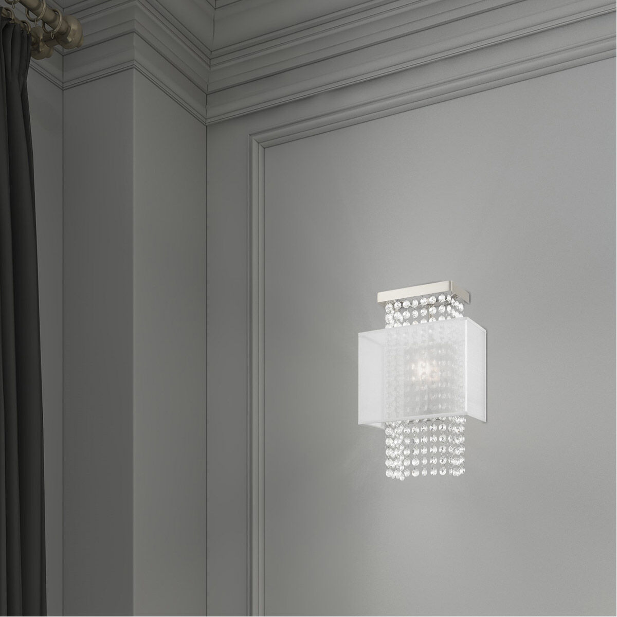 Bella Vista 1 Light 9 inch Brushed Nickel ADA ADA Wall Sconce Wall Light