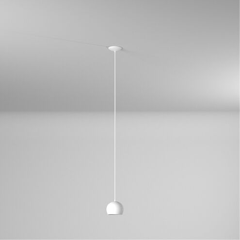 Petto 1 Light 6 inch Steel and White Pendant Ceiling Light