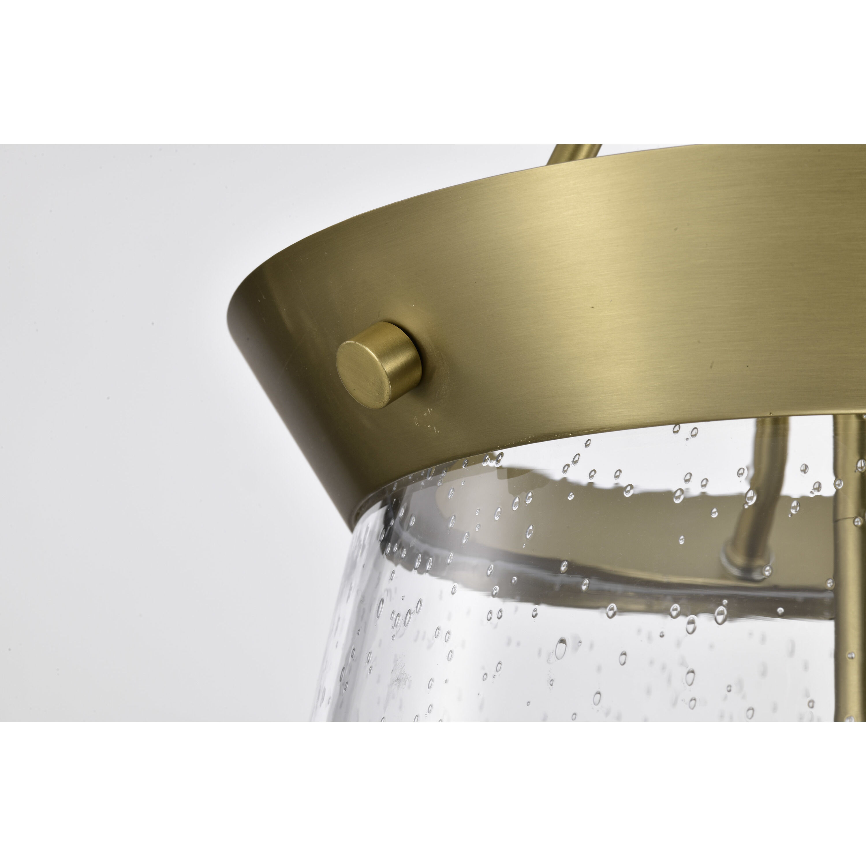 Boliver 3 Light 11.75 inch Vintage Brass Pendant Ceiling Light