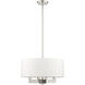 Cresthaven 4 Light 18 inch Brushed Nickel Chandelier Ceiling Light