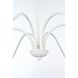 Rohan 6 Light 54 inch White Chandelier Ceiling Light