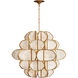 Galatea 9 Light 30 inch Brass Chandelier Ceiling Light