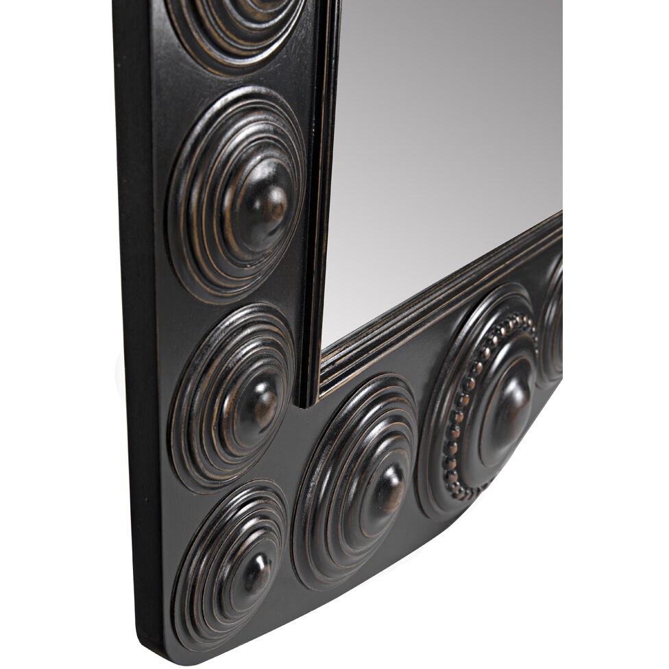 Nanna 67 X 36.5 inch Hand Rubbed Black Mirror