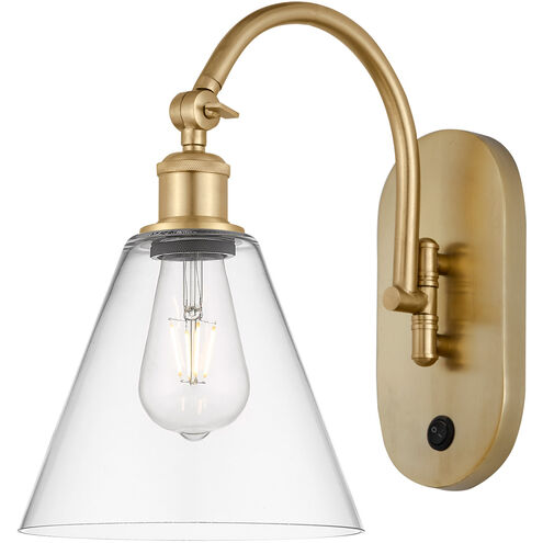 Ballston Cone 1 Light 8 inch Satin Gold Sconce Wall Light