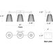 Julip 3 Light 23 inch Satin Nickel Bath Vanity Wall Light