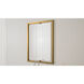 Quoizel Reflections 32 X 24 inch Weathered Brass Mirror
