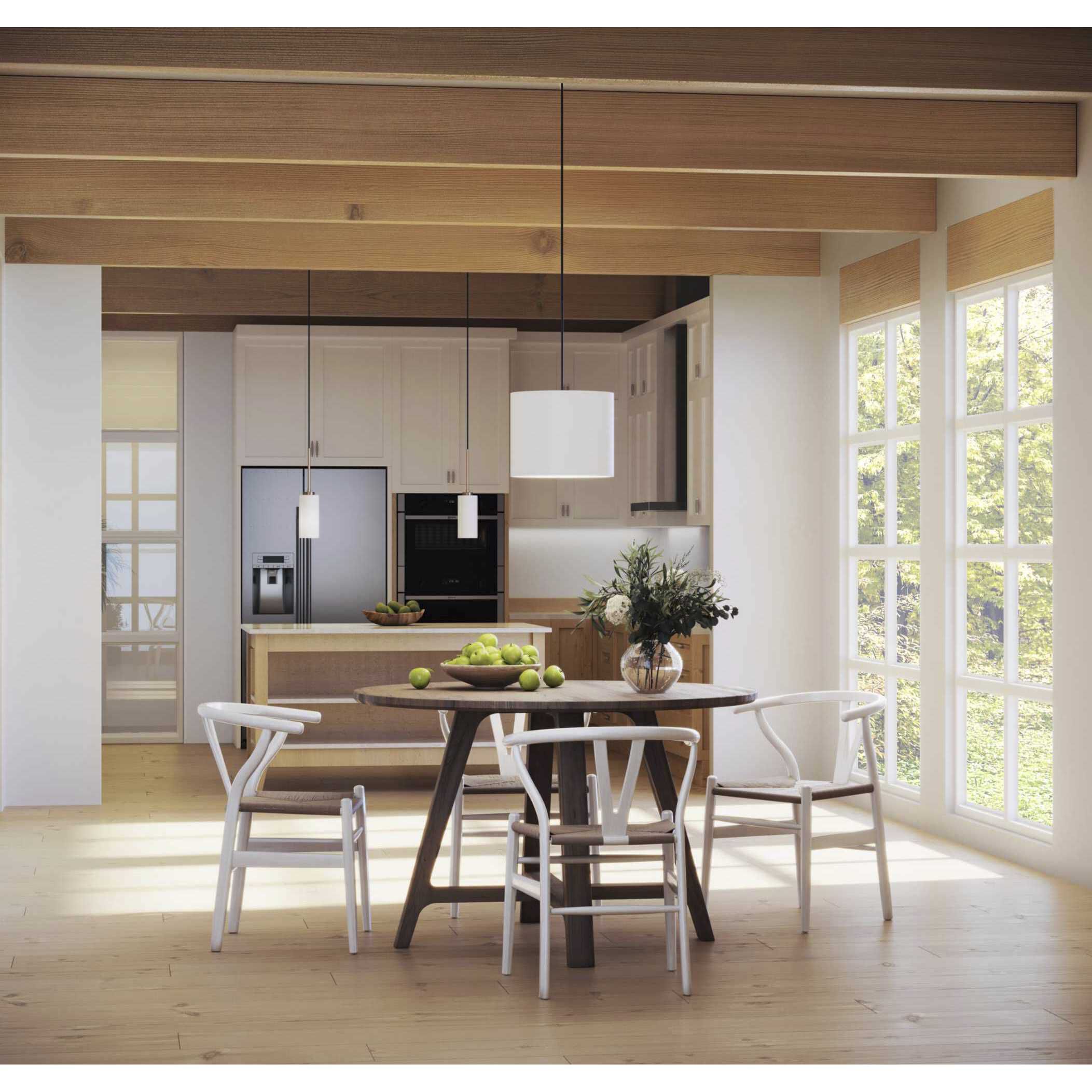 Markor 1 Light 12 inch Brushed Nickel/Matte Black/Vintage Brass Drum Pendant Ceiling Light