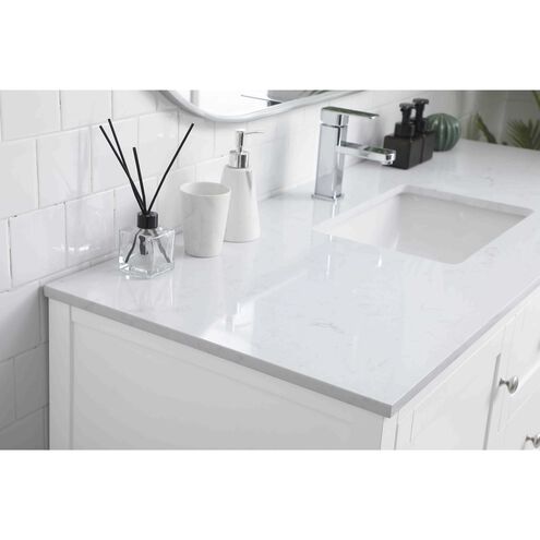 Heath 54 X 21.5 X 35 inch White Vanity Sink Set