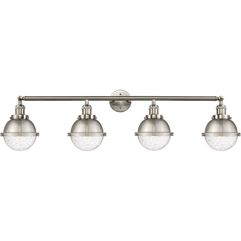 Franklin Restoration Hampden LED 45.92 inch Brushed Satin Nickel Bath Vanity Light Wall Light in Clear Glass