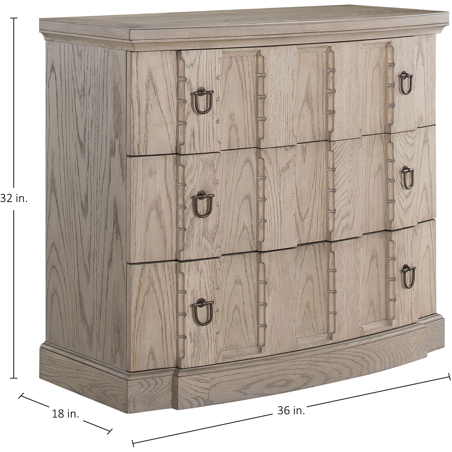 Antonio Light Natural Blonde and Antique Bronze Chest