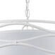Hillcrest 4 Light 24 inch Dry White Chandelier Ceiling Light