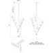 Juniper LED 19 inch Black Chandelier Ceiling Light
