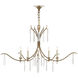 Marshallia 5 Light 38 inch Rustic Gold Chandelier Ceiling Light, Small