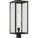 Branner 1 Light 25.5 inch Black Textured Outdoor Post Lantern