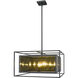 Infinity 12 Light 24 inch Misty Charcoal Chandelier Ceiling Light