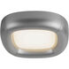 Folio 14.5 inch Space Gray Flush Mount Ceiling Light