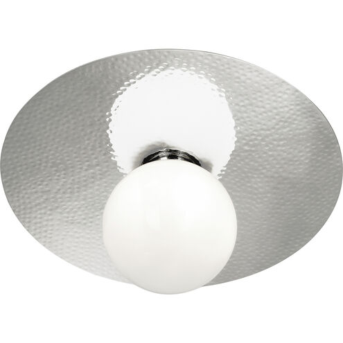 Dal LED 13 inch Polished Nickel Flushmount Ceiling Light