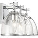 Wynnfrost 3 Light 24 inch Chrome Vanity Wall Light