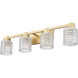 Jacqueline Vanity Wall Light in Modern Gold