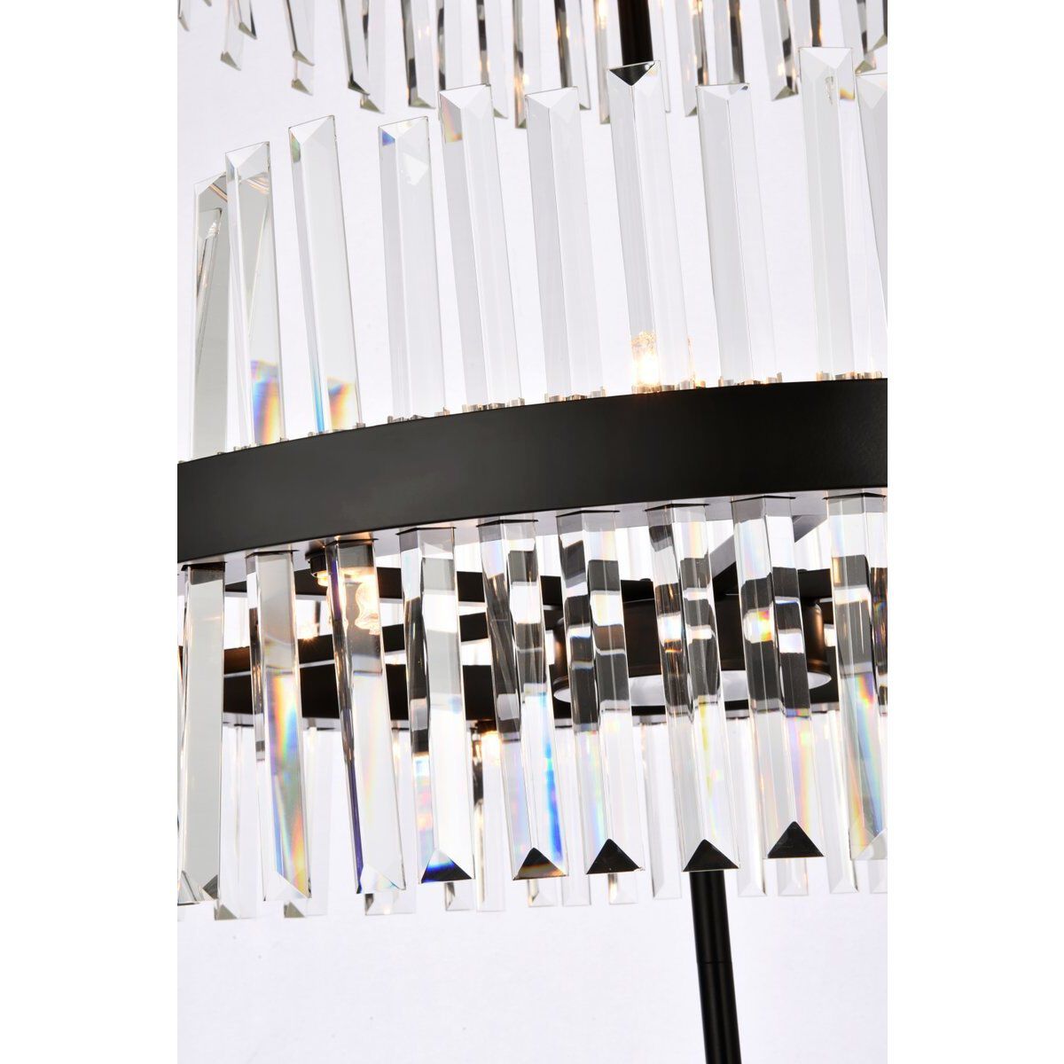 Serephina 46 Light 36 inch Black Chandelier Ceiling Light