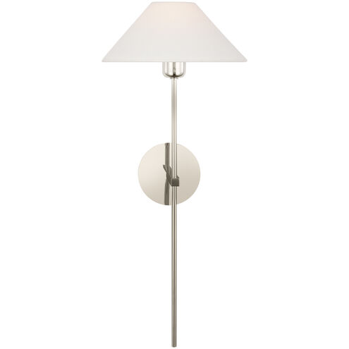 J. Randall Powers Hackney LED 10.75 inch Polished Nickel Tail Sconce Wall Light