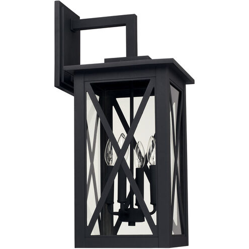 Avondale 4 Light 25 inch Black Outdoor Wall Lantern