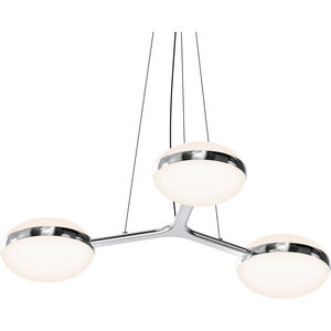 Pillows LED 35.5 inch Polished Chrome Pendant Ceiling Light