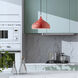 Amador 1 Light 12 inch Shiny Red Mini Pendant Ceiling Light
