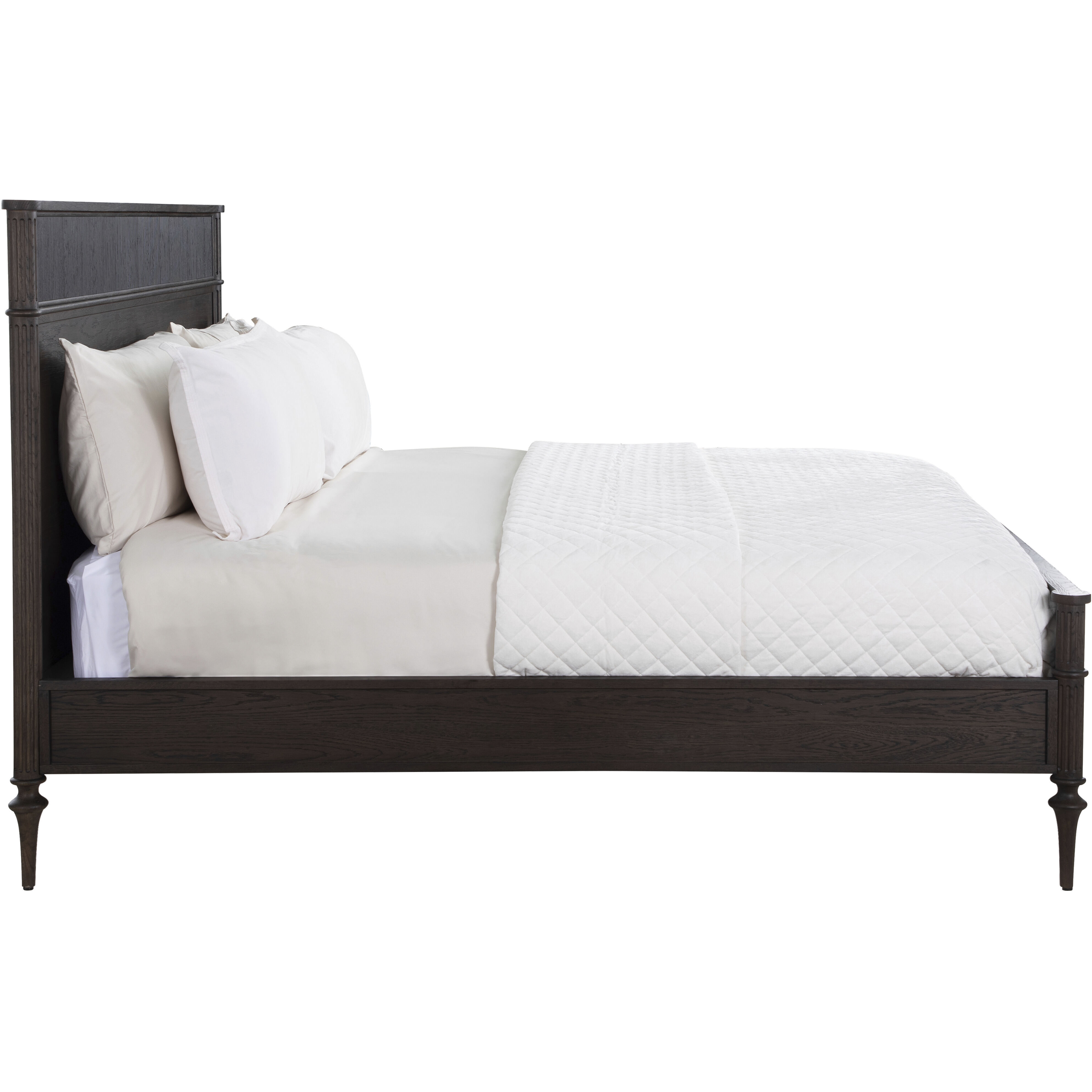 Andrea Dark Stained Oak King Bed