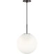 Richard June Sorelle 1 Light 18 inch Aged Iron Pendant Ceiling Light